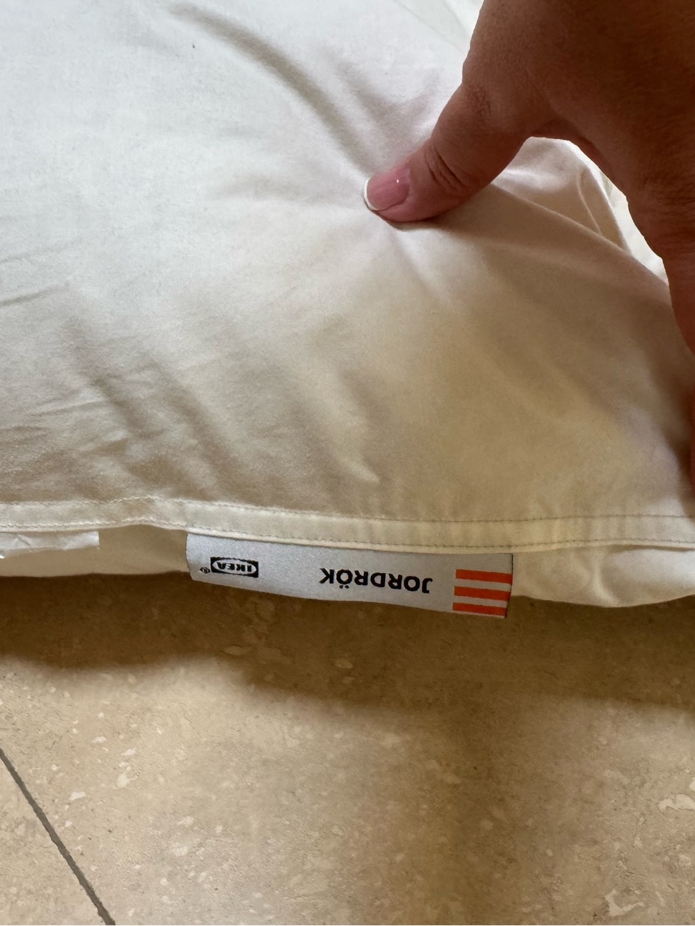 Set of 2 IKEA JORDRÖK Down/Feather Pillows - Discontinued Fan Favorite!